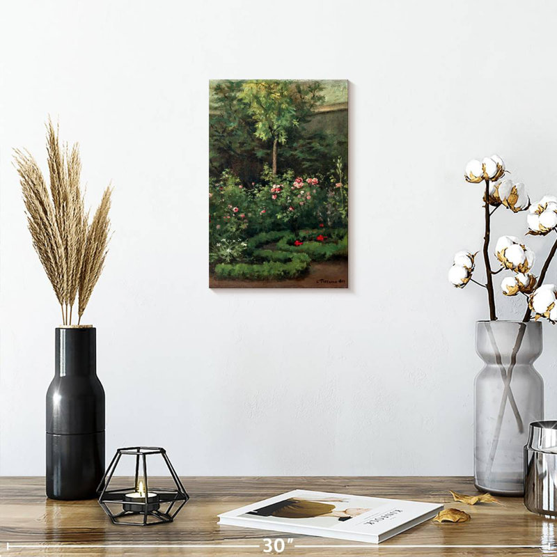 Senne A Rose Garden 1862, 12" H x 8" W