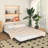 Low ProfileBed Frame With Rounded Corner Legs Heavy Duty Metal Size PlatformBed Frame No Box Spring Needed, Easy Assembly, Noise Free, .-1036937659