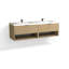 Modo 72" W Wall Mounted Double Bathroom Vanity-102126636-102126644-102126646