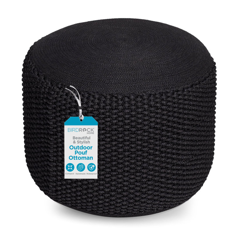 Pouf rond de 20 po de largeur