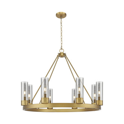 Jaiwan - Lustre 6 lumières avec abat-jour