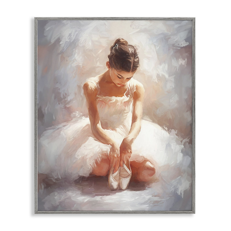 «Serene Ballerina Portrait», estampe numérique par Ramona Murdock, Estampe numérique Farmhouse, H 14 po x l 11 po