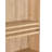 Bathroom Wall Cabinet With Double - Door, Bottom Shelf, Wavy - Patterned Doors, Adjustable Inner Shelf, Easy Installation, White Or Natural Wood
