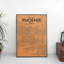 Phoenix City Map - No Frame Print-29716215