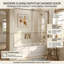 Porte de douche sans cadre H 60 po x l 60 po, coulissante double, verre trempé transparent de 6 mm, facile à installer