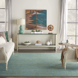 Tapis intérieur / extérieur vert uni en polypropylène tissé à la machine 8 pi x 10 pi