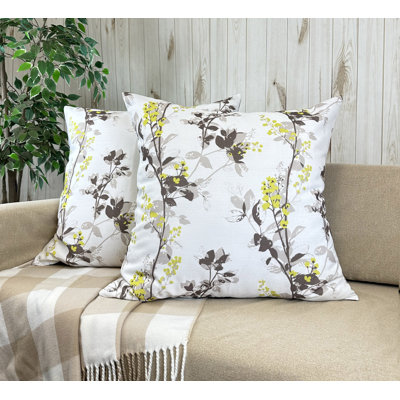 2 Pack Printed 26 x 26 inch Decorative Euro Shams