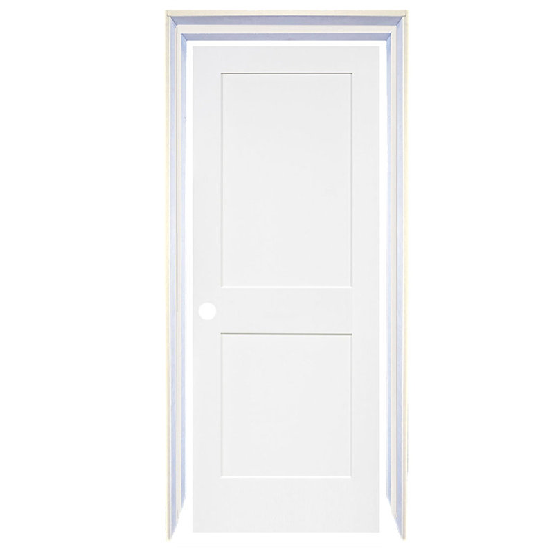 Bois massif blanc à 2 panneaux avec trou d'alésage Slab Shaker 80 po x 28 po avec trousse, 28 po x 80 po