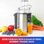 Centrifugeuse électrique Total Chef avec 2 vitesses et ouverture de 3 po