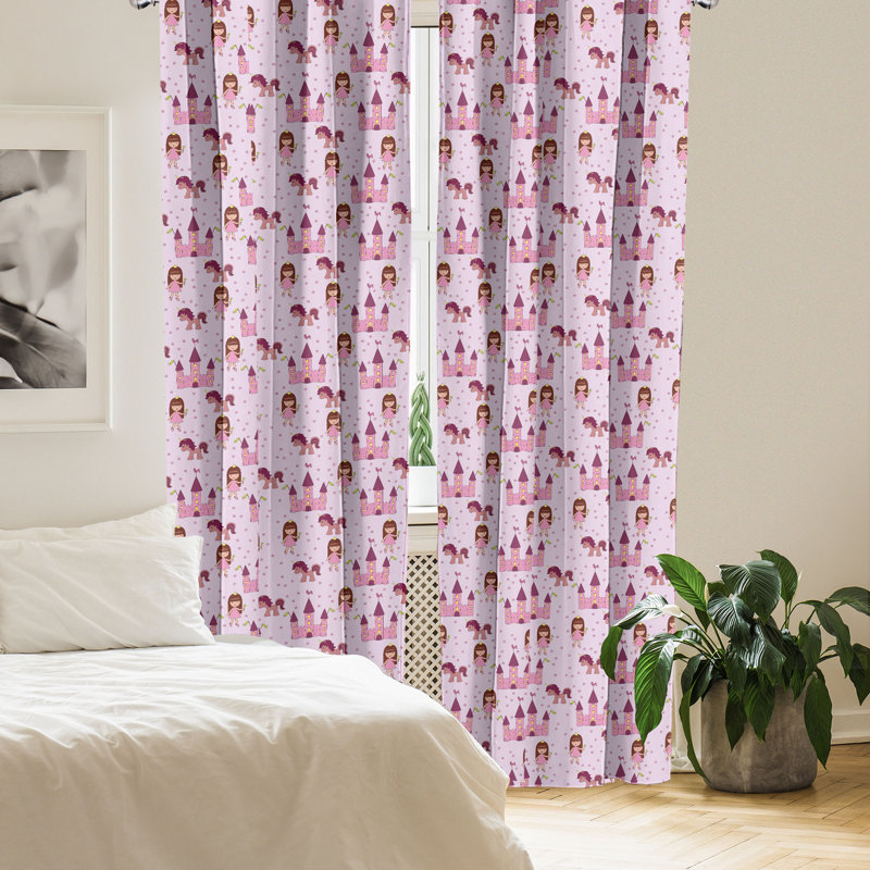 Rideaux 4 panneaux Red Barrel Studio®, L 56 po x L 63 po