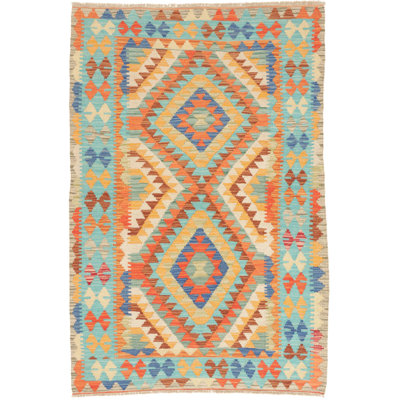 Rectangle 107 cm x 159 cm Hand Woven Kilim