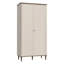 Tasheanna 2 Door Manufactured Wood Wardrobe