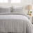 Corinne Rustic 100% Linen Striped Duvet Cover Set-16442508