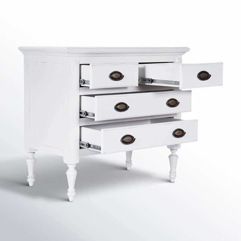 Easterbrook 4 Drawer Chest, Off-White