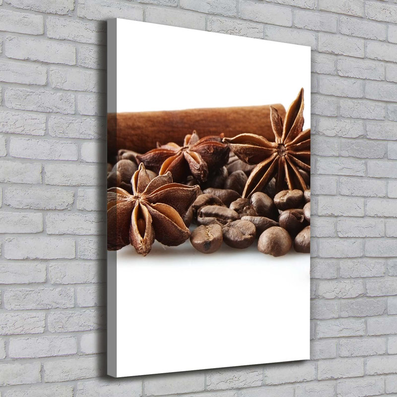 Coffee Beans - Wrapped Canvas Print