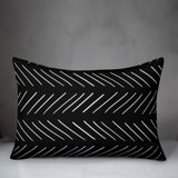 Baldridge Geometric Reversible Throw Pillow