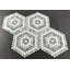 Carreau de marbre et plancher hexagonal 1 po Honeycomb-108856160