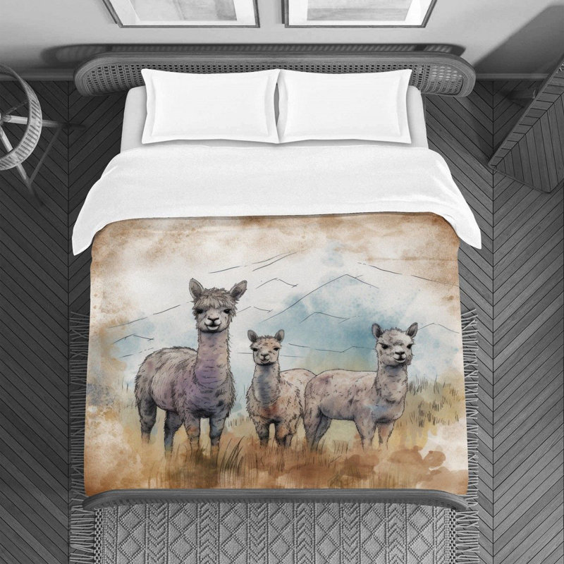 Housse de couette Nature Alpaca, Housse de couette pour grand lit