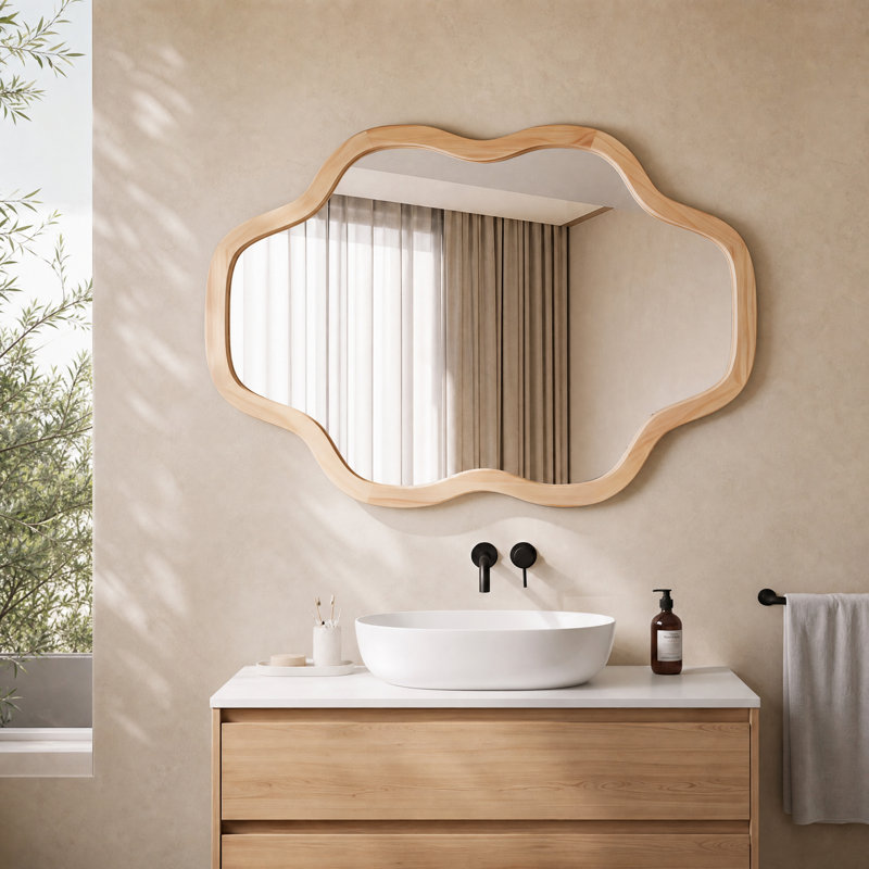 Solid Wood Frame Wall Mirror