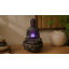 Fontaine de table de Bouddha lumineuse en résine 11 "à DEL pour bureau, salon, chambre à coucher et espace de méditation