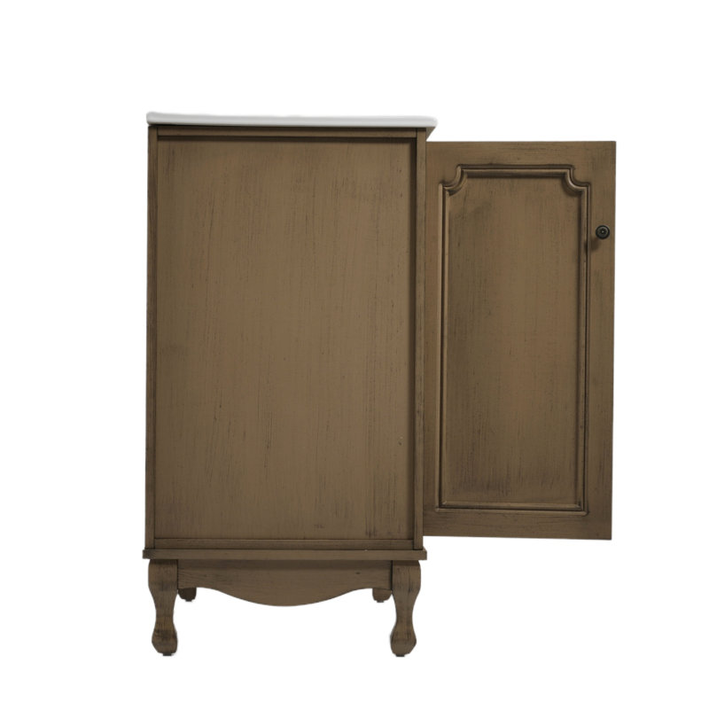 30" Single Bathroom Vanity Set, Brown