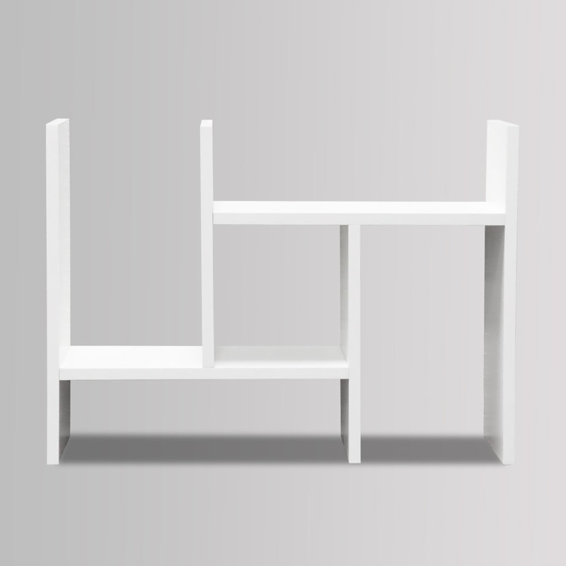 Présentoir double en forme libre Roland, Blanc