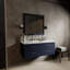 Ensemble de meuble-lavabo simple l 48 po x P 22 po, miroir 43 po et robinet chromé Castor-112863591-104783211