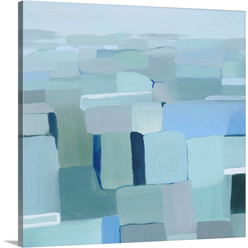 «Wave Crest Abstract I» par Grace Popp, reproduction d'art sur toile, Toile tendue, H 16 po x l 16 po x P 1,25 po
