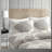 Elegant 4-piece Bedding Sets, Hypoallergenic Polyester Comforter Set With Global Design, Black/ivory, Full/queen