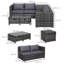 Hayslee Rattan 2 - Person Seating Group with Cushions-969136433-969136432