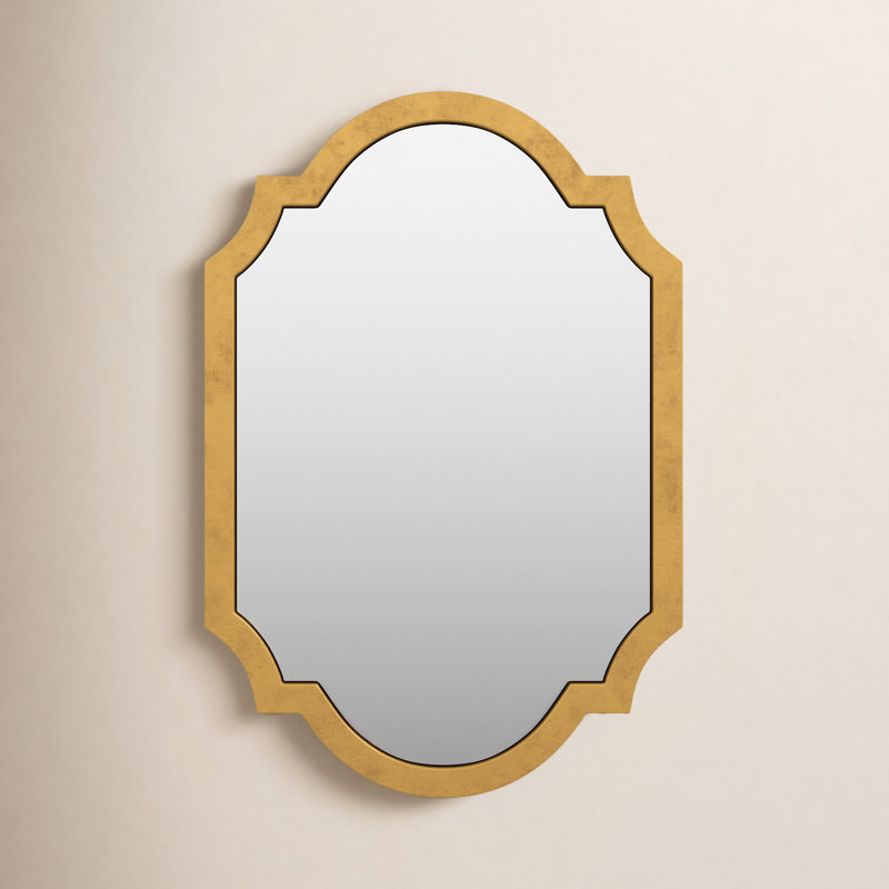 Pixie Mirror, 45" x 30", Gold
