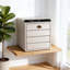 Coffre en cuir de luxe avec empreintes digitales et contrôle des applications, boîte de sécurité biométrique WiFi / Bluetooth avec lumière DEL, affichage de la température / humidité pour la chambre à coucher, le placard et le bureau-1640076485