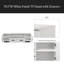 70.5"W White Finish TV Stand With Drawers
