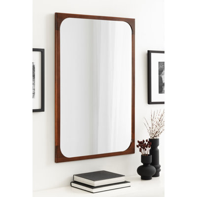 Iyonnah Solid Wood Rectangle Mirror