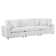 Commix Down Filled Overstuffed Performance Velvet 3-Seater Sofa In Green