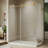 48" W X 33" D X 76" H Sliding Frameless Shower Enclosure With 3/8 Inch Tempered Glass-126304637-126735481