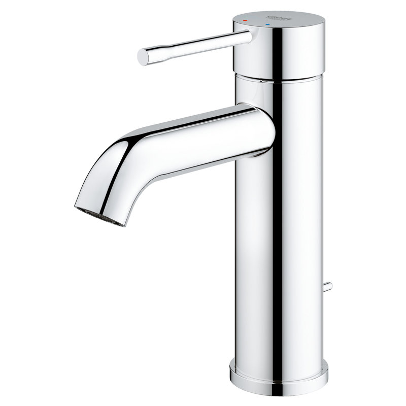 Essence New Single Hole Bathroom Faucet with Drain Assembly, StarLight Chrome