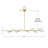 10-Lights  Adjustable Modern Linear Branch Chandelier-123162533