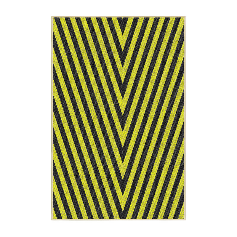 Kinneret Chevron Indoor Rug, Rectangle 5' x 7'