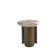 Jocques 2-Piece Modern Coffee Table and End Table Set in Gold