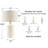 17.75 White Ceramic Table Lamp-1063638406