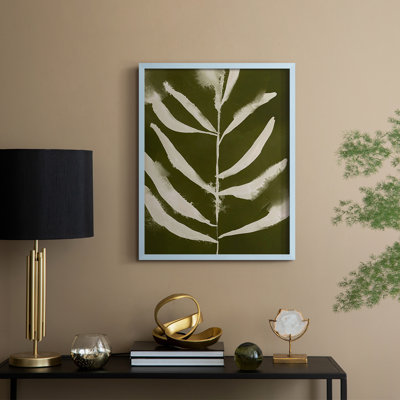 «Organic Bloom II», reproduction encadrée - bois massif