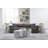 Log Side Table, Gel Coat White