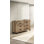 Commode de style campagne en pin brun vieilli