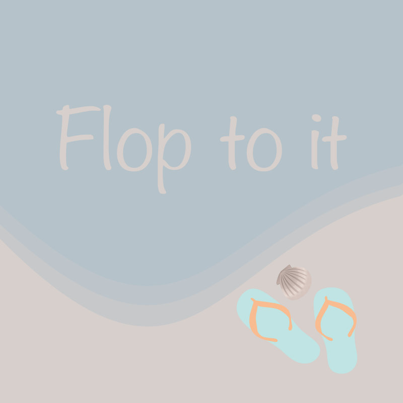 Flop To It, H 20 po x l 20 po