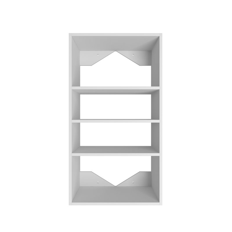 Système de garde-robe à tour courte, Blanc, H 36 po x l 19,5 po x P 14 po