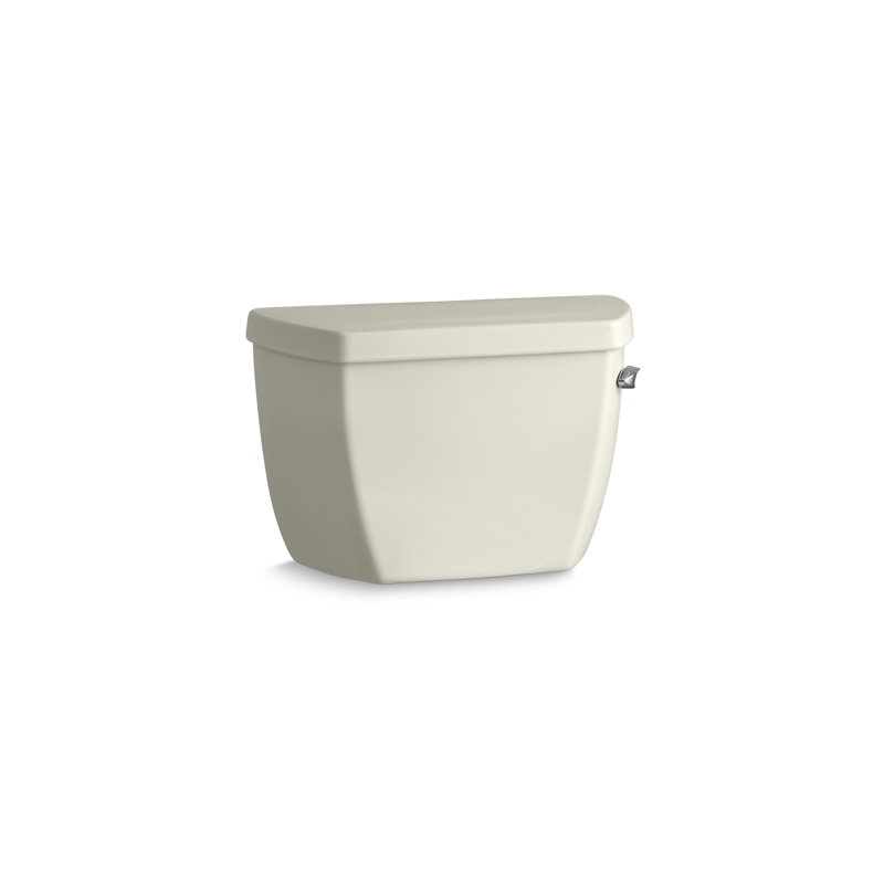 Highline Classic 1.0 GPF Toilet Tank with Right-Hand Trip Lever, Biscuit