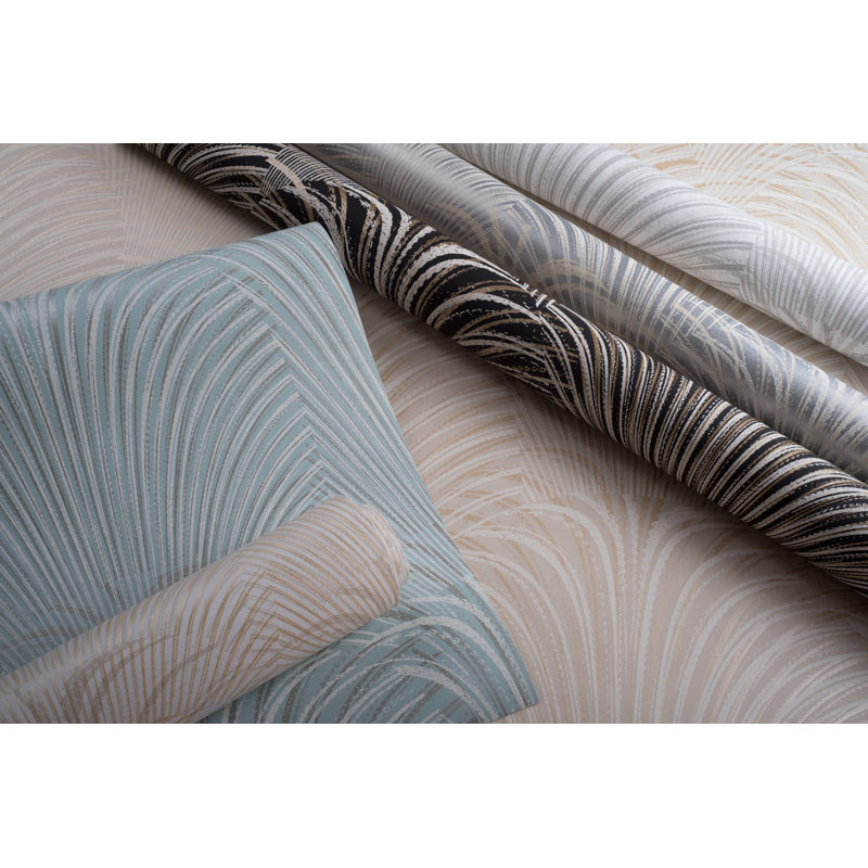 Candice Olson 27' L x 27" W Wallpaper Roll, Black