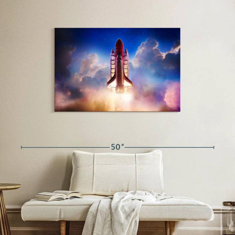 Oberle Rocket To The Sky, 26" H x 39" W