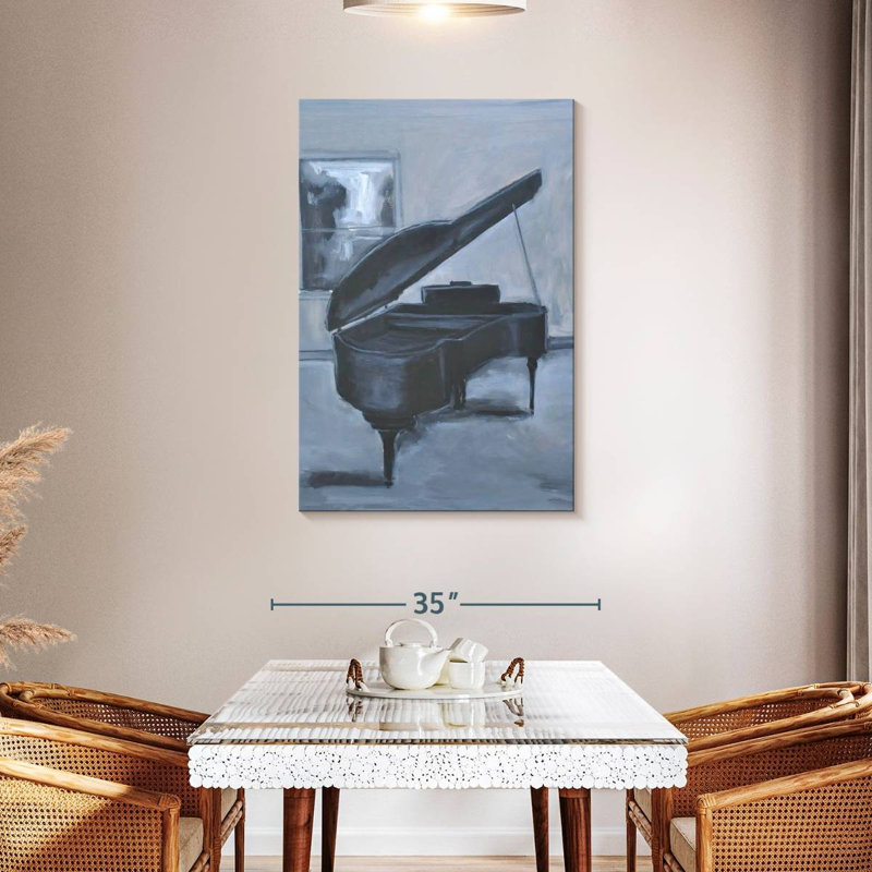 Abarca Piano Blues V, 45" H x 30" W